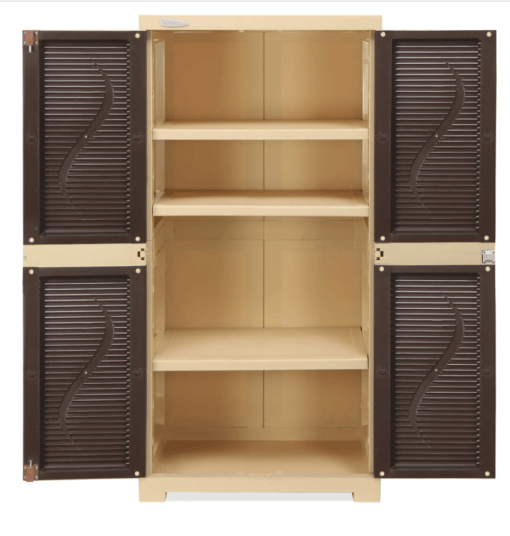 Nilkamal Freedom Mini Medium (FMM) Plastic Cabinet for Storage| Space & Clothes Organizer| Shelves| Cupboard| Almari| Wardrobe| Living Room| Adult & Kids| Multipurpose for Home Kitchen & Office - Image 2